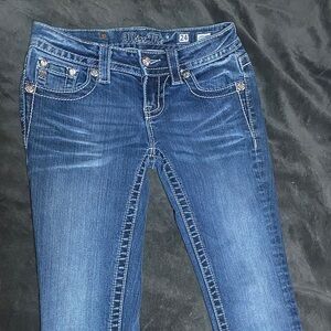 Miss Me Women's Dark Blue Boot Cut Jeans